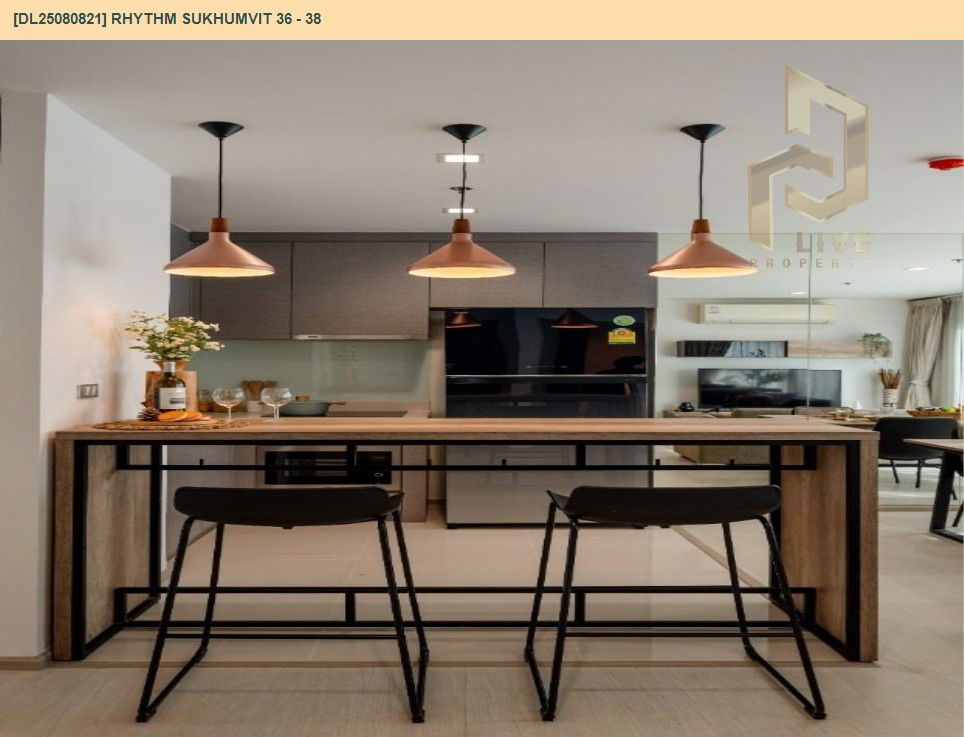 รูป DL25080821 ขายคอนโด ริทึ่ม สุขุมวิท 36 - 38 (Rhythm Sukhumvit 36 - 38) ใกล้ BTS ทองหล่อ พร้อมเข้าอยู่ โทรด่วน 0842740999 LineID @523dslwi - รูปที่ 6/8