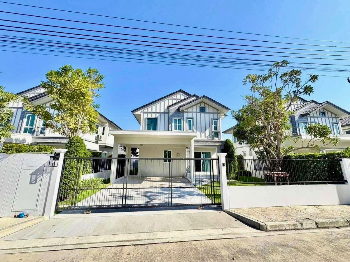 รูป ให้เช่า บ้านเดี่ยว Villaggio 3 ศรีนครินทร์–บางนา | 4 ห้องนอน ราคาพิเศษ เฟอร์นิเจอร์ครบ  พร้อมเข้าอยู่  - รูปที่ 1/16