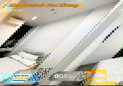 🏙 ให้เช่า Ideo Ratchada Huai Khwang  | 1 Bed 1Bath  35 ตร.ม. | 15,000 บาท 📲 Line ID: 0842932624/Junesone520