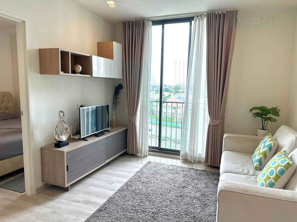 รูป 🚩 ให้เช่าคอนโด แชมเบอร์ส เฌอ รัชดา – รามอินทรา อาคาร 1 ชั้น 7 2 ห้องนอน ขนาด 43 ตรม ใกล้ Chocolate Ville - รูปที่ 1/8