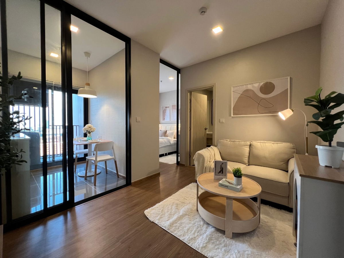 รูป 📌For Rent | คอนโด Metris Rama 9 - รามคำแหง   Pet friendly เลี้ยงสัตว์ได้ พร้อมเข้าอยู่✨ - รูปที่ 4/8