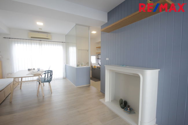 รูป ขายทาวน์โฮมวิลลาจจิโอสุขสวัสดิ์ ประชาอุทิศ90 บ้านพร้อมอยู่ ตกแต่งแล้วแถมเฟอร์ แอร์ ใกล้ทางด่วน สะพานภูมิพล ราคาต่อรองได้ - รูปที่ 19/36