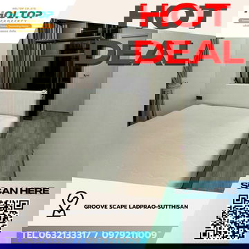 #Z3859💥 271268 🔥ให้เช่าคอนโด Groove Scape Ladprao-Sutthisan 