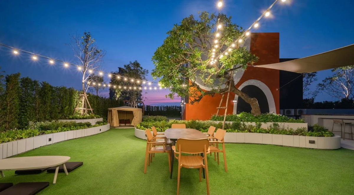 รูป Y162 ให้เช่าคอนโด The Muve Kaset(เดอะ มูฟ เกษตร) ใกล้ ม. เกษตร 700 ม.  พร้อมเฟอร์และเครื่องใช้ไฟฟ้า พร้อมเข้าอยู่ ที่จอดรถฟรี 1 คัน🚗 - รูปที่ 9/10