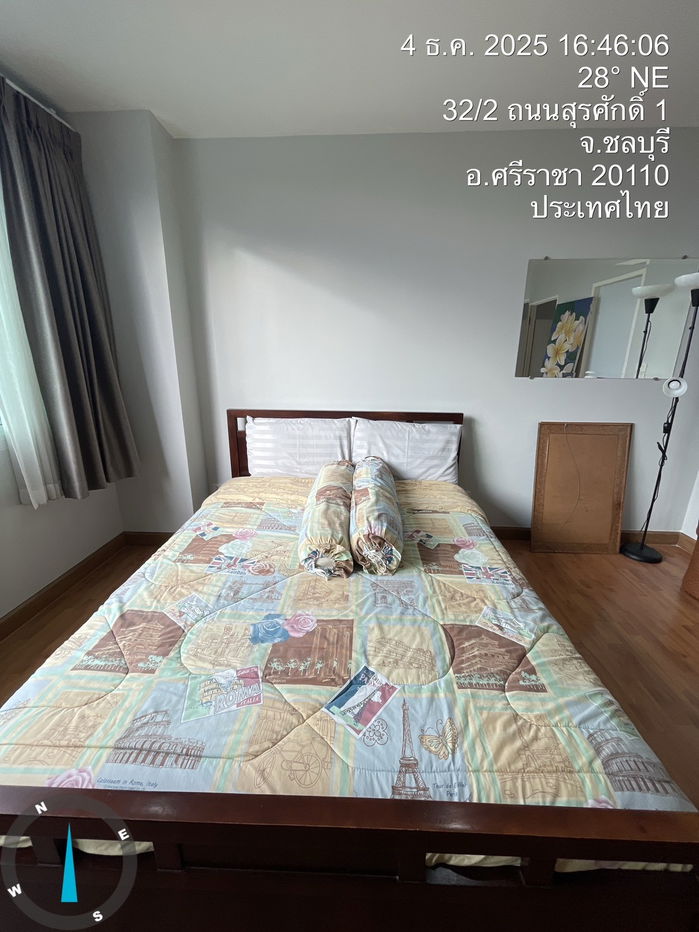 รูป ให้เช่า ศรีราชา คอนโดวิว ห้องสวย เฟอร์ครบ ตกแต่งพร้อมอยู่ ใกล้แหล่งชุมชน เดินทางสะดวก - รูปที่ 2/17