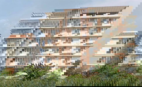 ขายอาคารพาณิชย์  7 ชั้น และ 5  ชั้น  ซอยติวานนท์‑ปากเกร็ด  ต.บ้านใหม่ อ.ปากเกร็ด จ.นนทบุรี เนืื้อที่ 3 งาน, 63.1 ตร.ว.