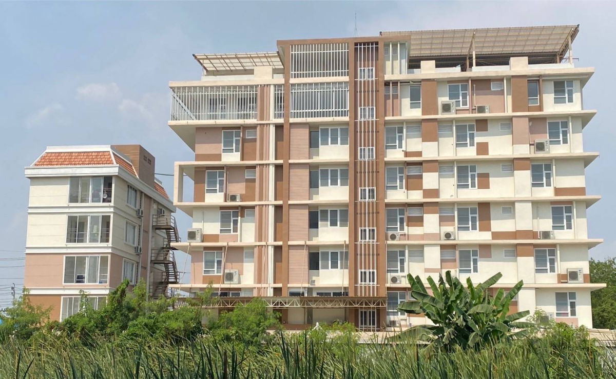 รูป ขายอาคารพาณิชย์  7 ชั้น และ 5  ชั้น  ซอยติวานนท์‑ปากเกร็ด  ต.บ้านใหม่ อ.ปากเกร็ด จ.นนทบุรี เนืื้อที่ 3 งาน, 63.1 ตร.ว. - รูปที่ 1/8