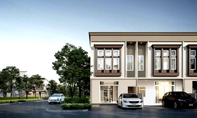 เช่าทาวน์โฮม บิ๊กซี ฟู๊ดเพลส สุขาภิบาล 5 : เพิ่มสิน48-52 บิ๊กซี สุขาภิบาล 5 1.8 กม. ให้เช่าทาวน์เฮ้าส์ 2 ชั้น วัชรพล ติดสวนสาธารณะ รร.ออเงิน 1.5 กม.