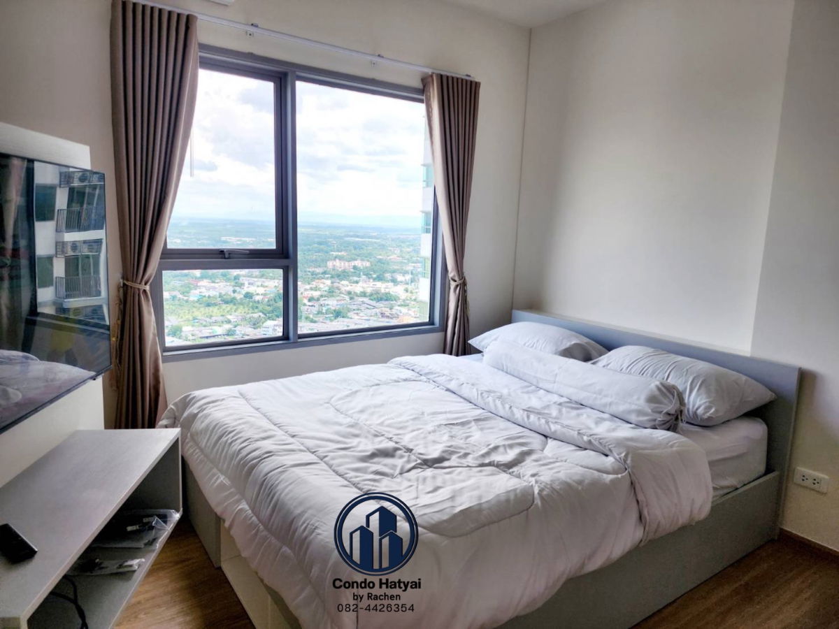 รูป ใ️ห้เช่า Escent Hatyai 1 ห้องนอน ชั้น 31 ห้องมุมขนาด 28 ตร.ม.  ตกแต่งพร้อมอยู่  12,000 บาท/เดือน - รูปที่ 6/34