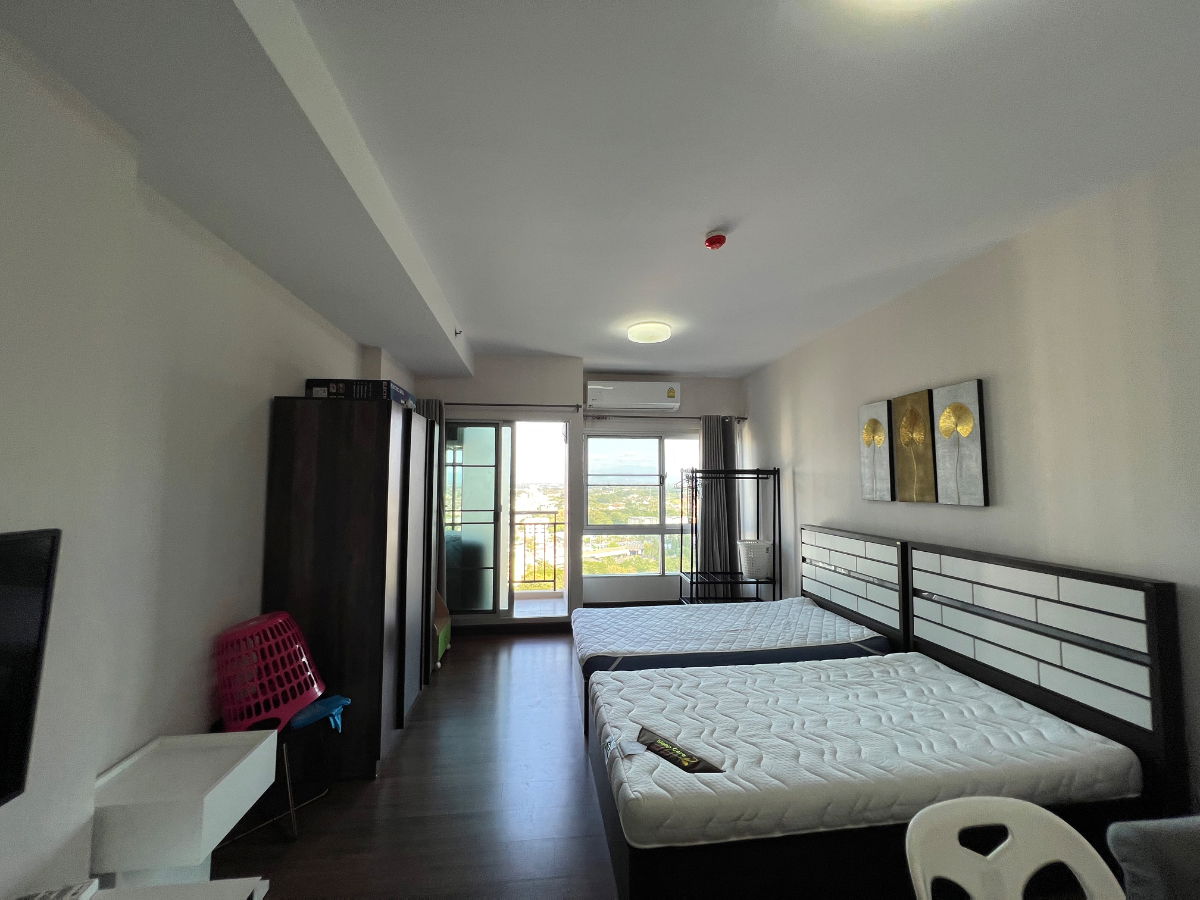 picture ✅Supalai Monte 2 Condo for Rent, Double Bed, 9,000 THB/month, 33 sq m, 21st floor. ☎️064-792-4426 (Ben) - 2/7