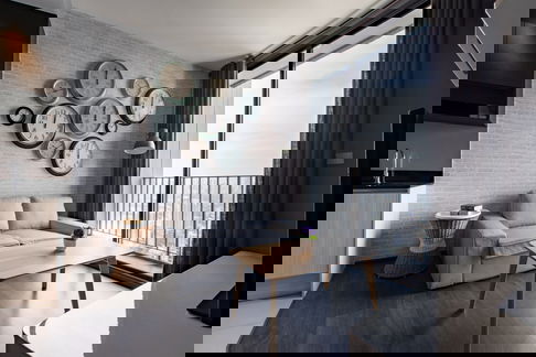 ให้เช่า คอนโด เอดจ์ บาย แสนสิริ สุขุมวิท 23 MRT สุขุมวิท  MRT Sukhumvit 350 เมตร