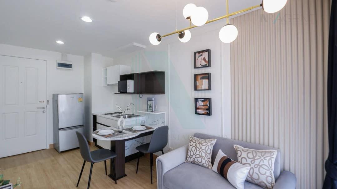 รูป ขายคอนโด บ้านนวธารา เกษตร-นวมินทร์ อาคาร D ชั้น 5 1 ห้องนอน ขนาด 32 ตรม ใกล้ เชลเตอร์เอาท์เล็ท - รูปที่ 2/8