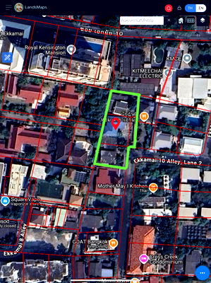 ที่ดิน BTS เอกมัย : ที่ดินขนาดกลาง ใจกลางเอกมัย สภาพแวดล้อมเงียบสงบ