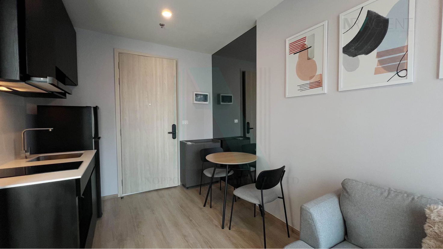 รูป 🎉 ให้เช่าคอนโด นิว ดิสทริค อาร์ 9 อาคาร R9 ชั้น 12 1 ห้องนอน ขนาด 26 ตรม ใกล้ MRT พระราม 9 - รูปที่ 7/8