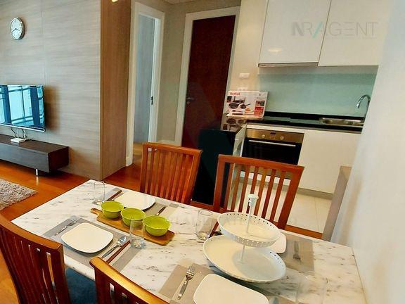 รูป 🚩 ให้เช่าคอนโด ไบร์ท สุขุมวิท 24 อาคาร B ชั้น 12 2 ห้องนอน ขนาด 88.00 ตรม ใกล้ Emquartier - รูปที่ 3/8