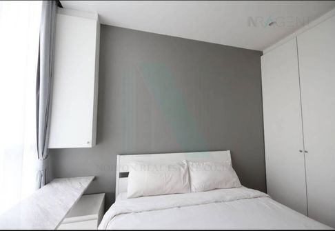 🚩 For Rent Condo NOBLE REVOLVE RATCHADA Building 1, Floor 21,1 bed room, Room size 26.00 sqm