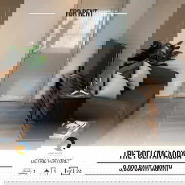 For rent "The Politan aqua  Fully furniture and electronic appliance  LineID:@assetrootz