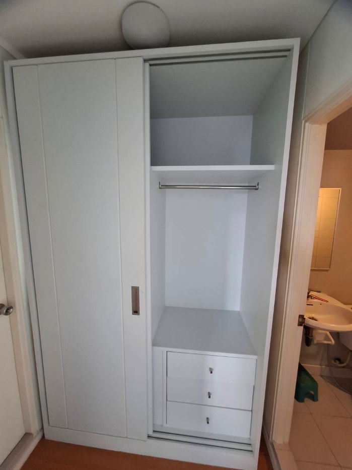 รูป 🟨คอนโดให้เช่า 2 นอน ลุมพินี ร่มเกล้า สุวรรณภูมิ A4 ชั้น8 พร้อมอยู่ ต่อรอง สนใจติดต่อ 082-3223695 - รูปที่ 11/13