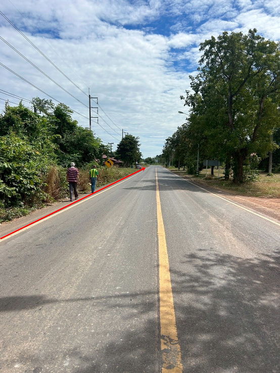 รูป ขายที่ดินเปล่า 21-0-31 ไร่ ติดถนนสุวรรณเกสร ต.โพธิ์งาม อ.ประจันตคาม จ.ปราจีนบุรี ราคา 22,000,000 บาท - รูปที่ 3/9