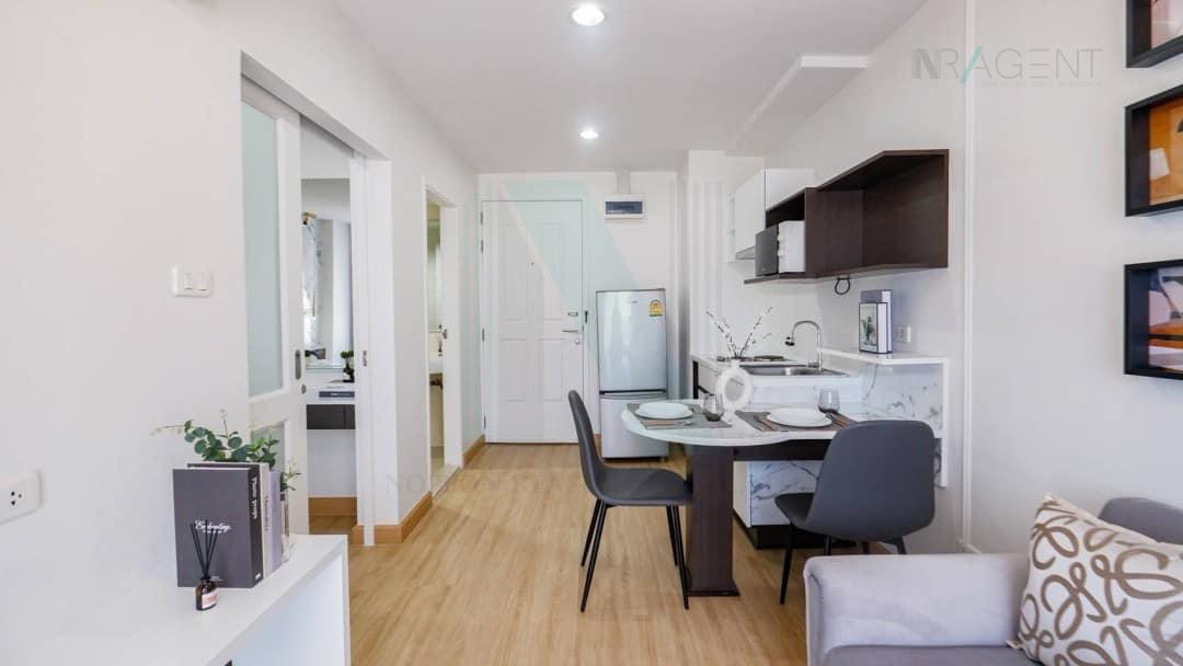 รูป ขายคอนโด บ้านนวธารา เกษตร-นวมินทร์ อาคาร D ชั้น 5 1 ห้องนอน ขนาด 32 ตรม ใกล้ เชลเตอร์เอาท์เล็ท - รูปที่ 7/8