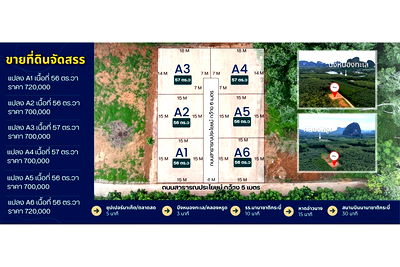 ที่ดิน กระบี่ : [920281015-731] Land Plots for Sale near Khlong Nam Sai, Nong Thale, Krabi
