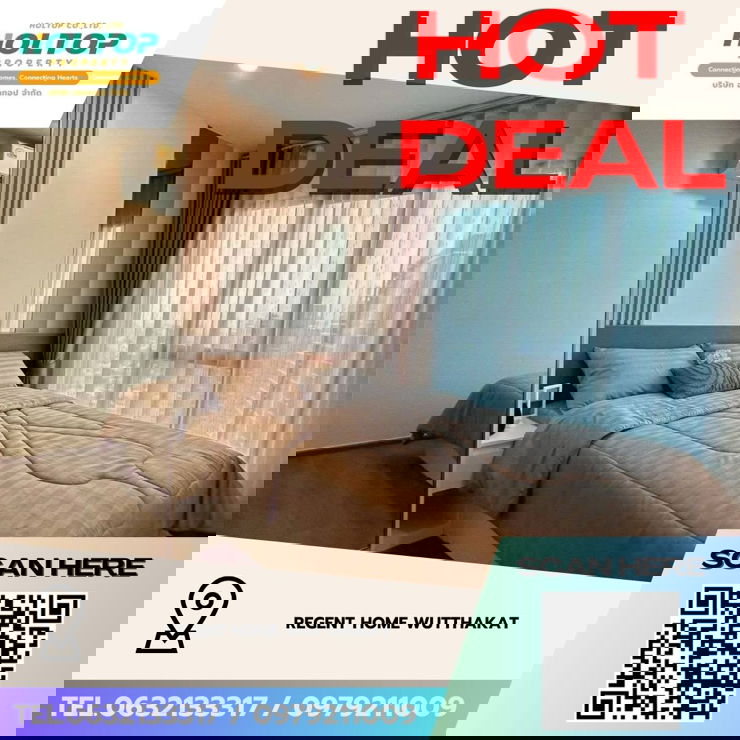 รูป #Z3894💥 281268 🔥ให้เช่าคอนโด Regent Home Wutthakat - รูปที่ 1/8