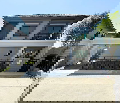 🏡 Corner Detached House for rent | Ready to Move In  📍 Britania Bangna–Sriwaree (Soi Wat Sriwaree Noi)