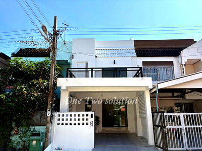 ทาวน์โฮม ถนนราชพฤกษ์ : ทาวน์เฮาส์ โครงการหมู่บ้านร่มรื่นวิลล์ 4 รัตนาธิเบศร์ ซอยวัดมะเดื่อ