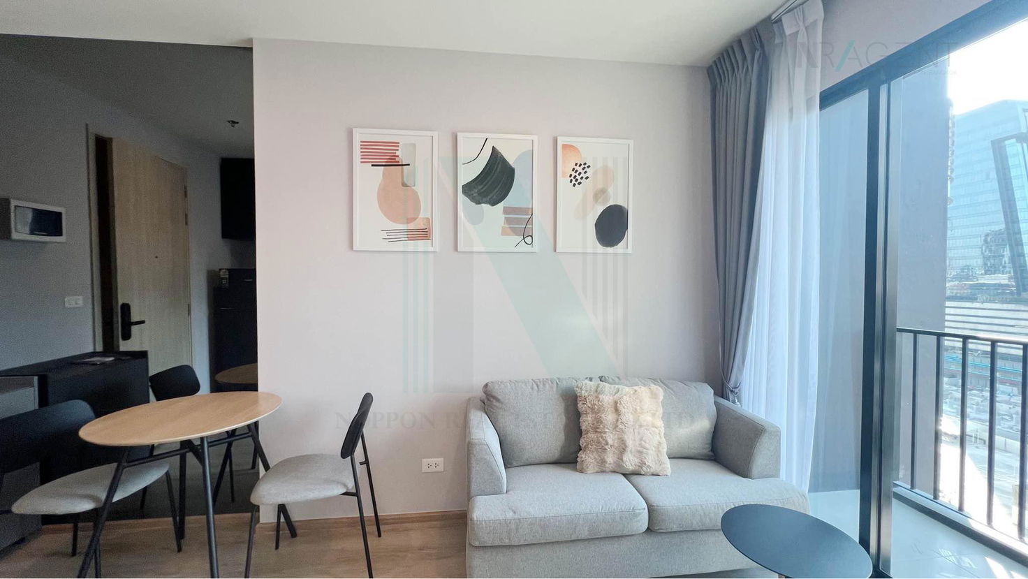 รูป 📌 ให้เช่าคอนโด นิว ดิสทริค อาร์ 9 อาคาร R9 ชั้น 12 1 ห้องนอน ขนาด 26 ตรม ใกล้ MRT พระราม 9 - รูปที่ 6/8