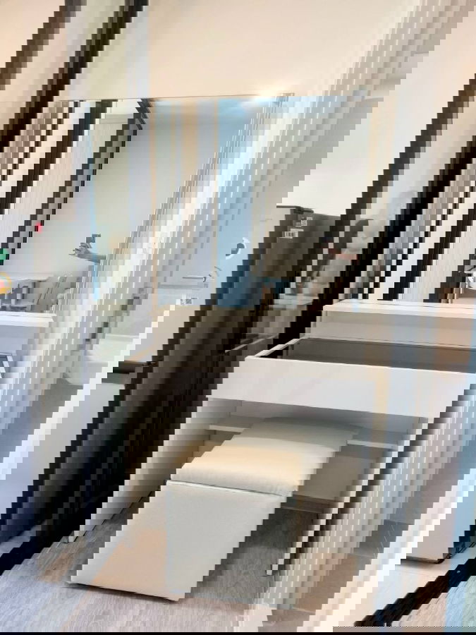 รูป ให้เช่าคอนโดเลี้ยงสัตว์ได้ ศุออริจิ้น เพลย์ ศรีอุดม สเตชั่น เครื่องใช้ฟ้าครบ 28 ตรม ชั้น 3 15,000 คุณบี โทร 064-146-6445 (232AGBE) - รูปที่ 4/13