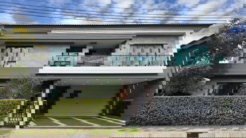 For Rent: Large Family Home in The City, Bangna 5 Beds, 5 Baths, 3 Parking.Rent: 170,000 THB.Fully  Contact Bee at 064-146-6445 (228AGBE).