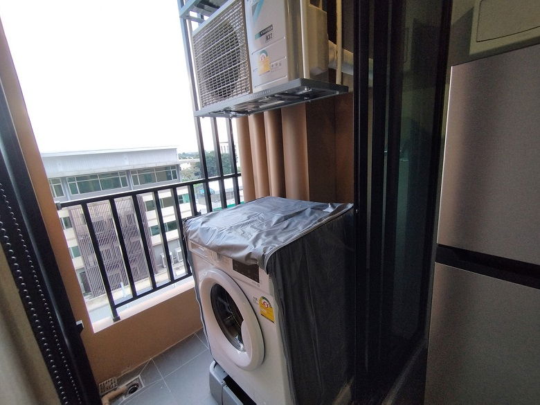 รูป คอนโด Atmoz Portrait ศรีสมาน ตรงข้ามโรบินสัน-ศรีสมาน แบบ 1 ห้องนอน 27 ตรม. ใหม่กริ๊ป ตึก C ชั้น 7 มีเครื่องซักผ้า - รูปที่ 13/15