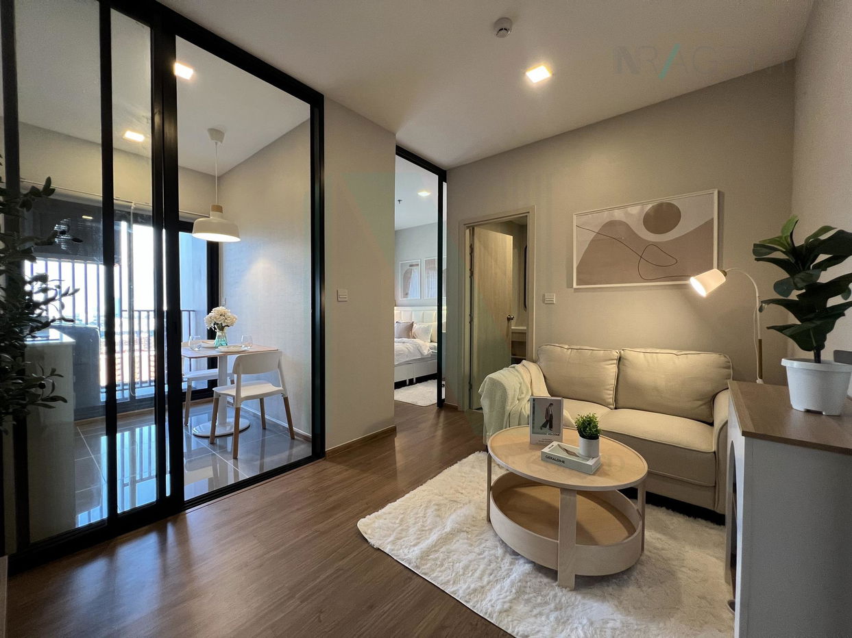 รูป 🔺 ให้เช่าคอนโด เมทริส พระราม 9-รามคำแหง อาคาร 1 ชั้น 12 1 ห้องนอน ขนาด 30 ตรม ใกล้ Food Land รามคำแหง - รูปที่ 2/8