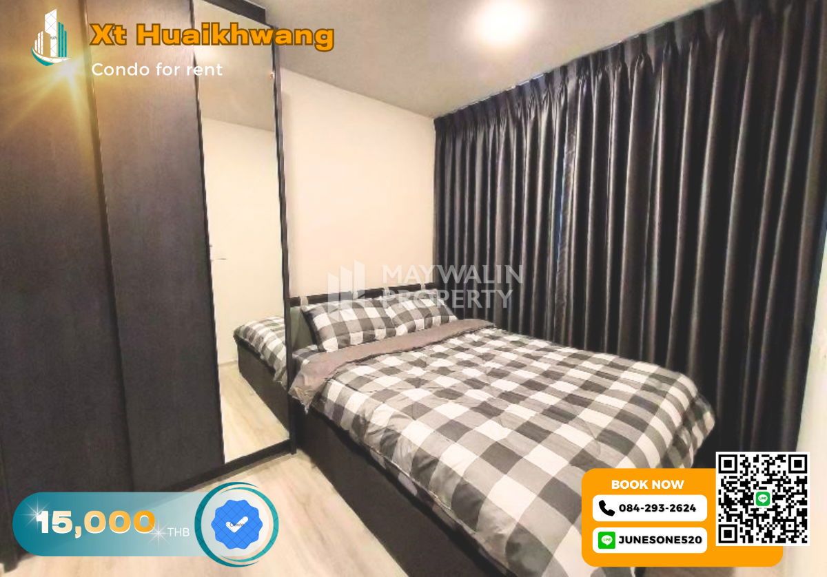 รูป 🏙 ให้เช่า  Xt Huaikhwang   | 1Bed 1Bath  35 ตร.ม. | 15,000 บาท 📲 Line ID: 0842932624/Junesone520 - รูปที่ 1/5