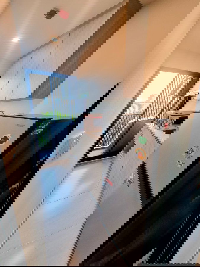 รูป ให้เช่าคอนโดเลี้ยงสัตว์ได้ ศุออริจิ้น เพลย์ ศรีอุดม สเตชั่น เครื่องใช้ฟ้าครบ 28 ตรม ชั้น 3 15,000 คุณบี โทร 064-146-6445 (232AGBE) - รูปที่ 6/13