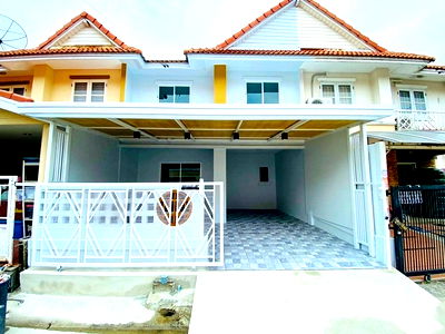 เช่าทาวน์โฮม เมืองสมุทรปราการ สมุทรปราการ : ตลาดนิคมบางปู 800 ม ใหม่ทั้งหลัง สวย18 ตร.วา.145ตร.ม. 3นอน 2น้ำ แพรกษา-นิคมบางปู บางปูกอล์ฟ แอนด์ สปอร์ต 1.9กม. ทาวน์เฮ้าส์ 2 ชั้น