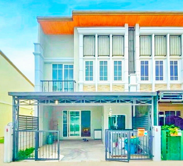 รูป ให้เช่าทาวน์โฮม 2 ชั้น หัวมุม 4นอน วงศ์สว่าง รัชดา ตลาดสดวงศ์สว่าง 1.6 กม. 3 น้ำ MRT แยกติวานนท์ 1.6กม. - รูปที่ 1/8