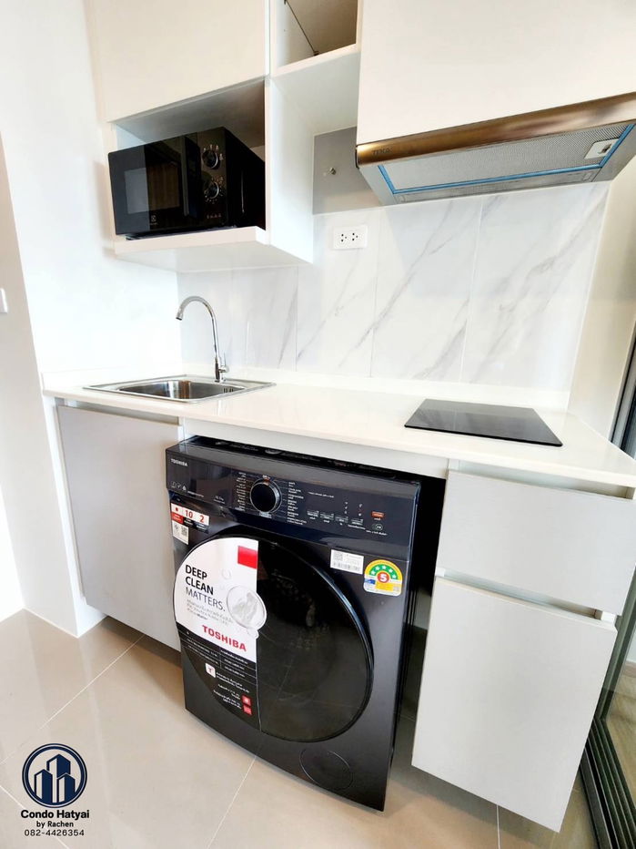 รูป ใ️ห้เช่า Escent Hatyai 1 ห้องนอน ชั้น 31 ห้องมุมขนาด 28 ตร.ม.  ตกแต่งพร้อมอยู่  12,000 บาท/เดือน - รูปที่ 4/34