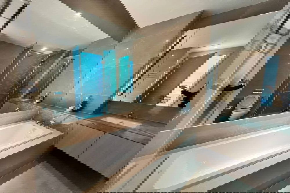 รูป  ขายพร้อมผู้เช่า ! ห้องเปล่า ! ไซส์ใหญ่, ชั้นสูง 29+ Code C20221205347...Magnolias Waterfront Residences Iconsiam, 1 นอน, 1 น้ำ, ตกแต่งบางส่วน - รูปที่ 9/11