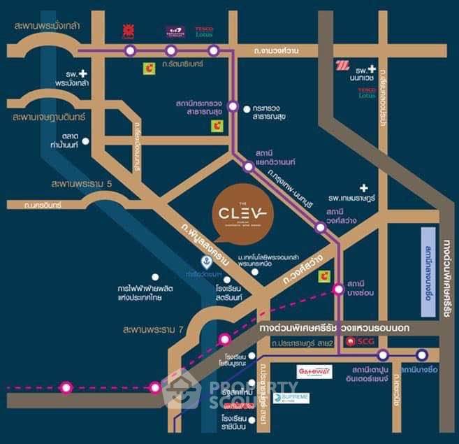 รูป คอนโด 1-ห้องนอน ที่ เดอะ เคลฟ ริเวอร์ไลน์ เจ้าพระยา-วงศ์สว่าง ใน สวนใหญ่ (ID 2510833) - รูปที่ 12/12