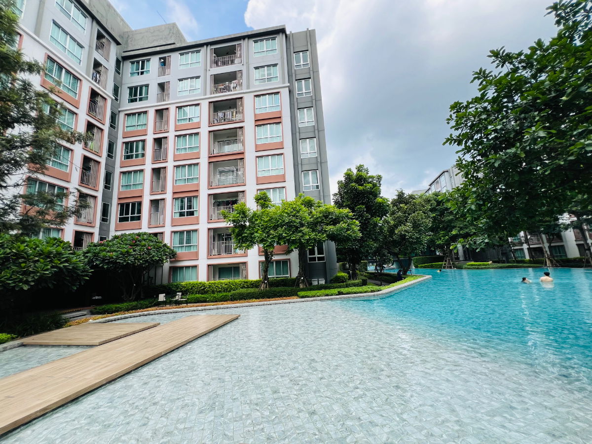 รูป ✅ให้เช่า ดีคอนโดพิงค์ ชั้น 5 วิวสระ 37ตรม.15,000บาท ☎️064-792-4426(เบญ) - รูปที่ 7/12