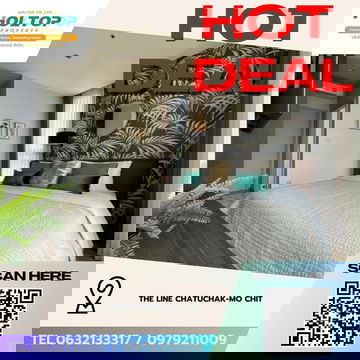 #Z3885💥 281268🔥ให้เช่าคอนโด THE LINE Chatuchak-Mo Chit