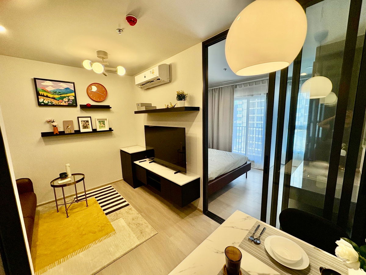 รูป ให้เช่าคอนโด แอสปาย อ่อนนุช สเตชั่น ชั้น12 1 ห้องนอน ขนาด 31 ตรม ใกล้ Lotus สุขุมวิท 50 - รูปที่ 6/13