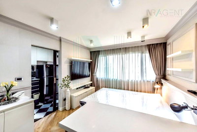 ขายคอนโด : ขายคอนโด วัน สาทร อาคาร 1 ชั้น 7 1 ห้องนอน ขนาด 30 ตรม ใกล้ เซ็นทรัล พระราม 3