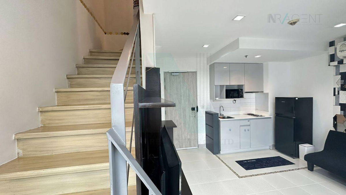 รูป ให้เช่าคอนโด ไอดีโอ โมบิ พระราม 9 อาคาร 1 ชั้น 27 Duplex ขนาด 44 ตรม ใกล้ เซ็นทรัลพระราม 9 - รูปที่ 3/9