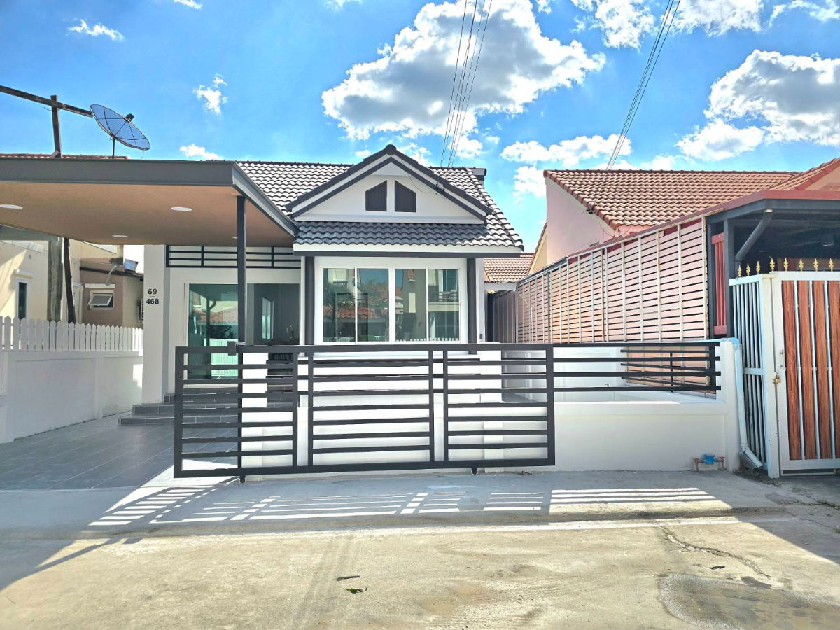 รูป ้านเดี่ยวชั้นเดียว หมู่บ้านนันทวัน10 ซอยเลียบวารี37 คู้ขวา หนองจอก บ้านสวย ทำเลดี แต่งใหม่ทั้งหมด กว้าง ถูก มีเฟอร์นิเจอร์ใหม่ - รูปที่ 1/22