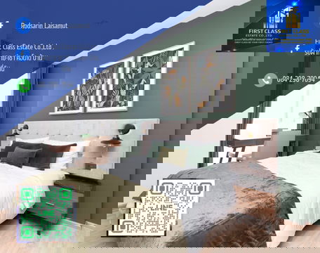 The Line Phahon- Pradipat (พหล-ปดิพัทธ์)  1 นอน 34 ตรม. ชั้น 26  ห้องแต่งสวย 