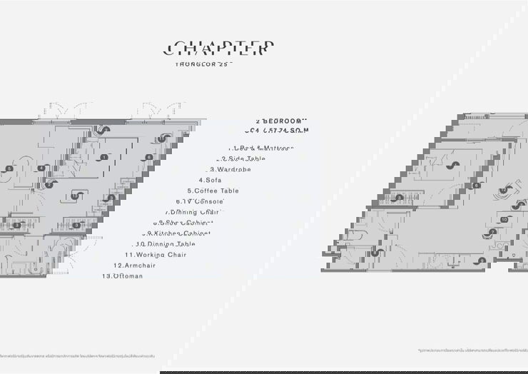 รูป #Z3897💥 281268 🔥 ขายคอนโด Chapter Thonglor 25 - รูปที่ 12/12