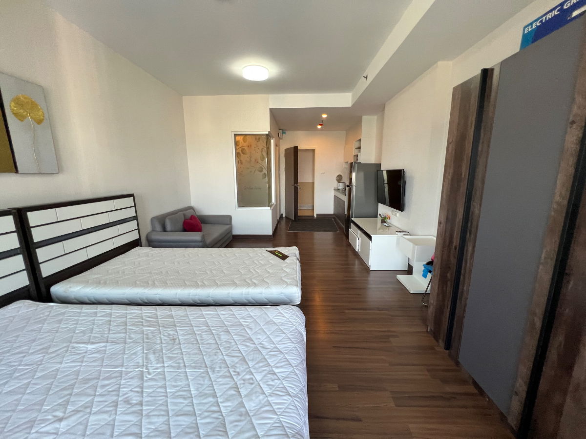 picture ✅Supalai Monte 2 Condo for Rent, Double Bed, 9,000 THB/month, 33 sq m, 21st floor. ☎️064-792-4426 (Ben) - 6/7