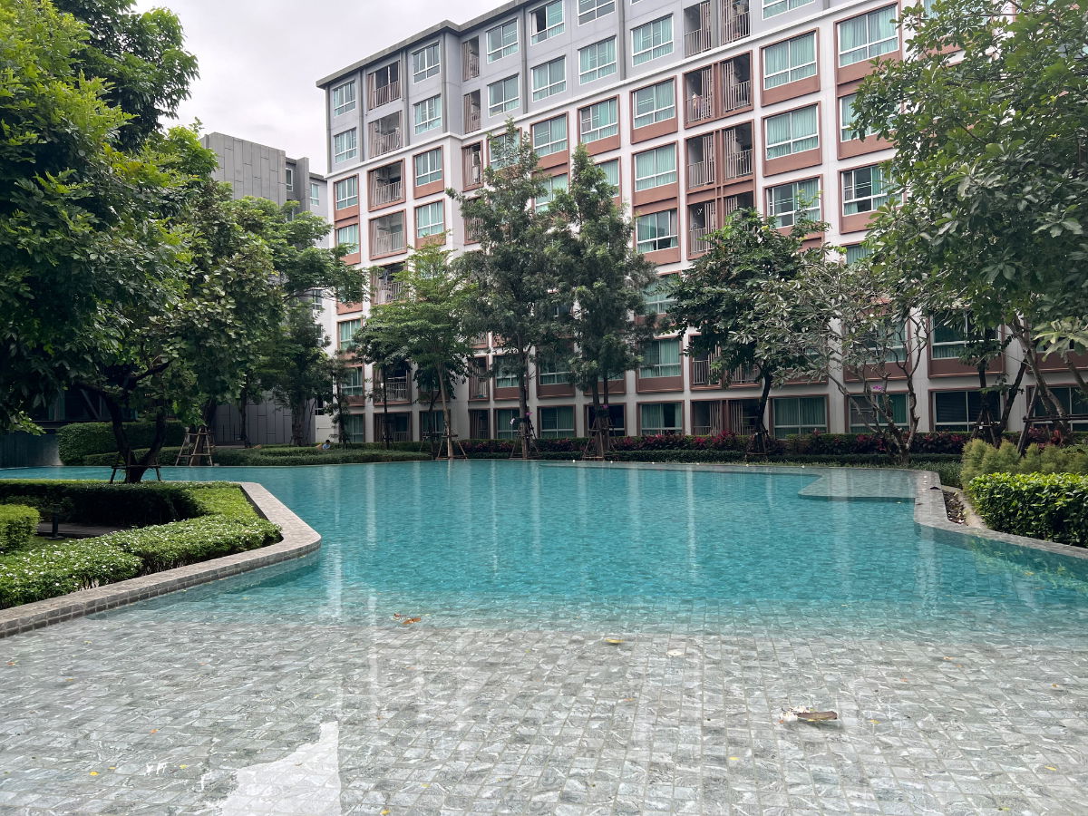 รูป ✅ให้เช่า ดีคอนโดพิงค์ ชั้น 5 วิวสระ 37ตรม.15,000บาท ☎️064-792-4426(เบญ) - รูปที่ 10/12